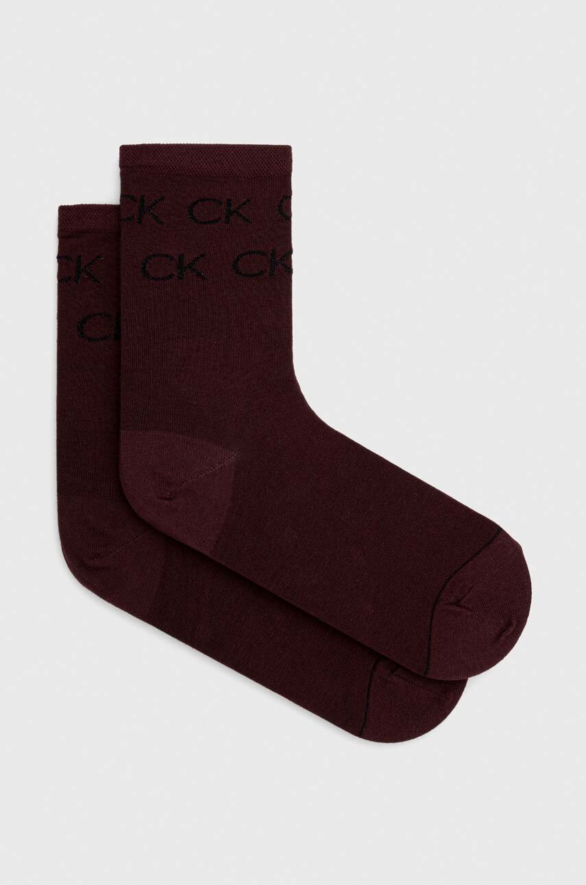 

Чорапи Calvin Klein в бордо