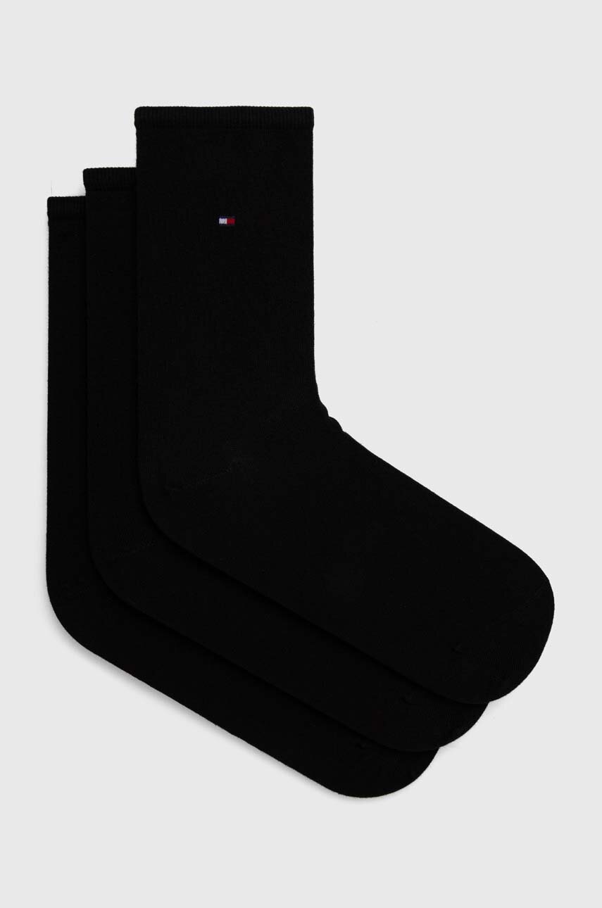 

Шкарпетки Tommy Hilfiger 3-pack жіночі колір чорний