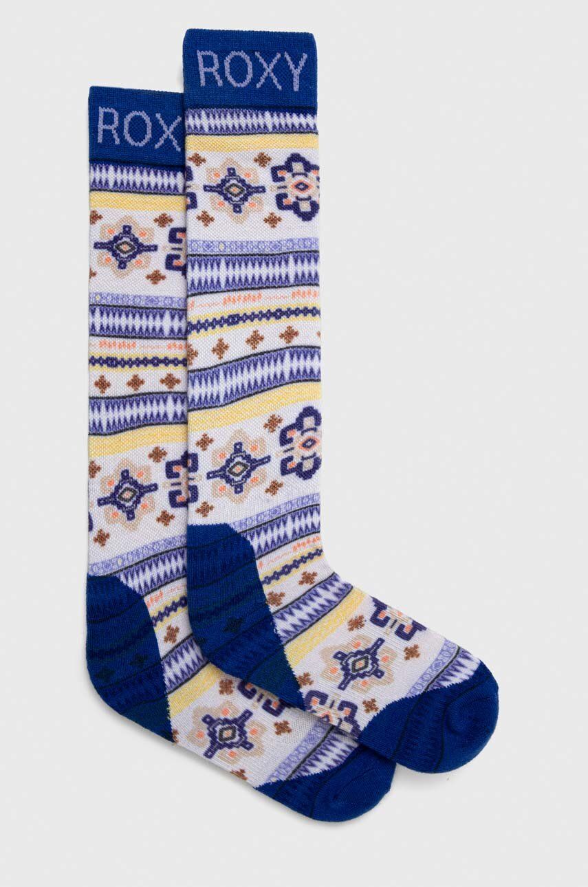 Lyžařské ponožky Roxy Paloma - fialová - 68 % Polyester