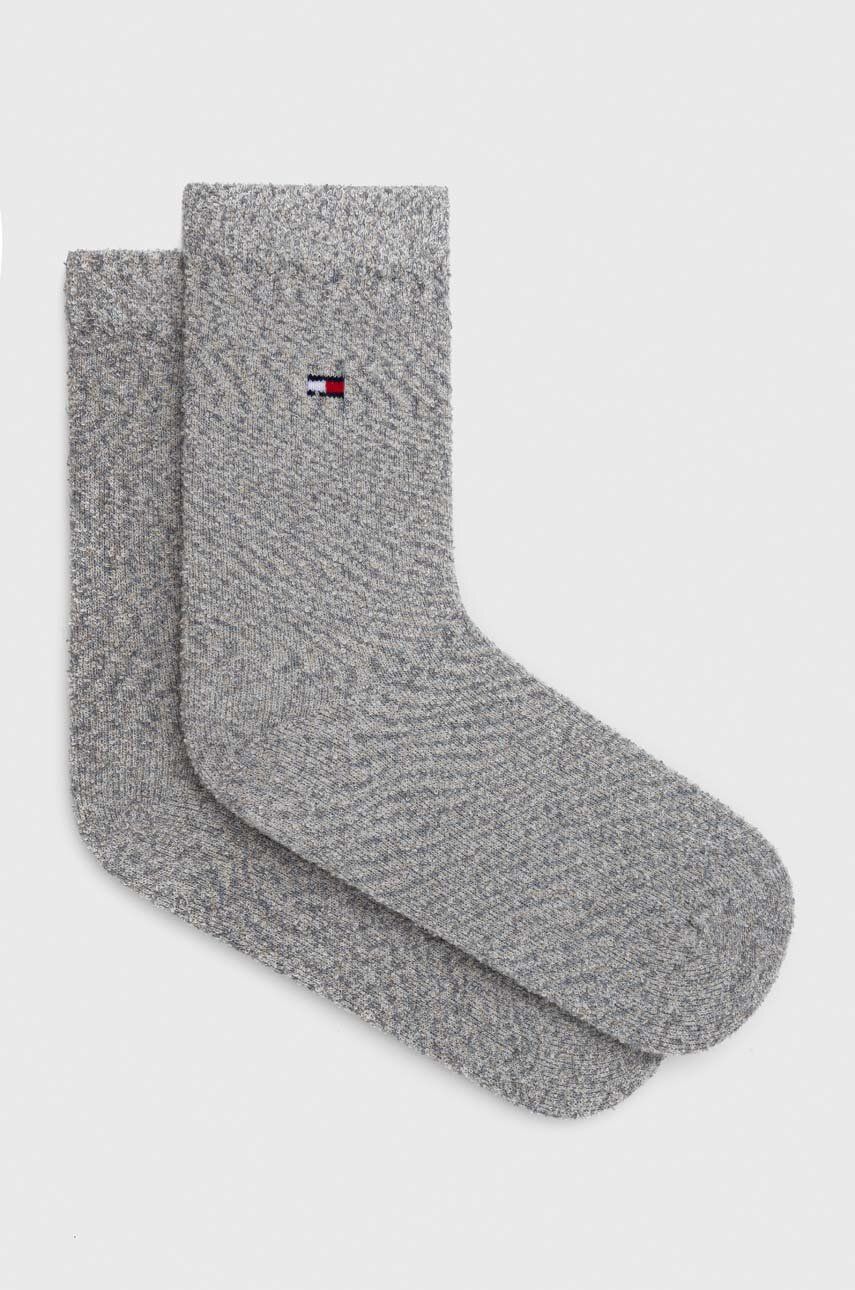 Ponožky Tommy Hilfiger dámské, šedá barva - šedá - 57 % Bavlna