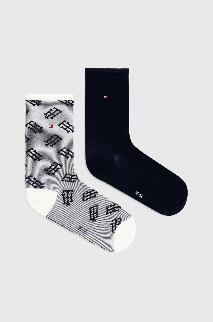 

Шкарпетки Tommy Hilfiger 2-pack жіночі колір синій