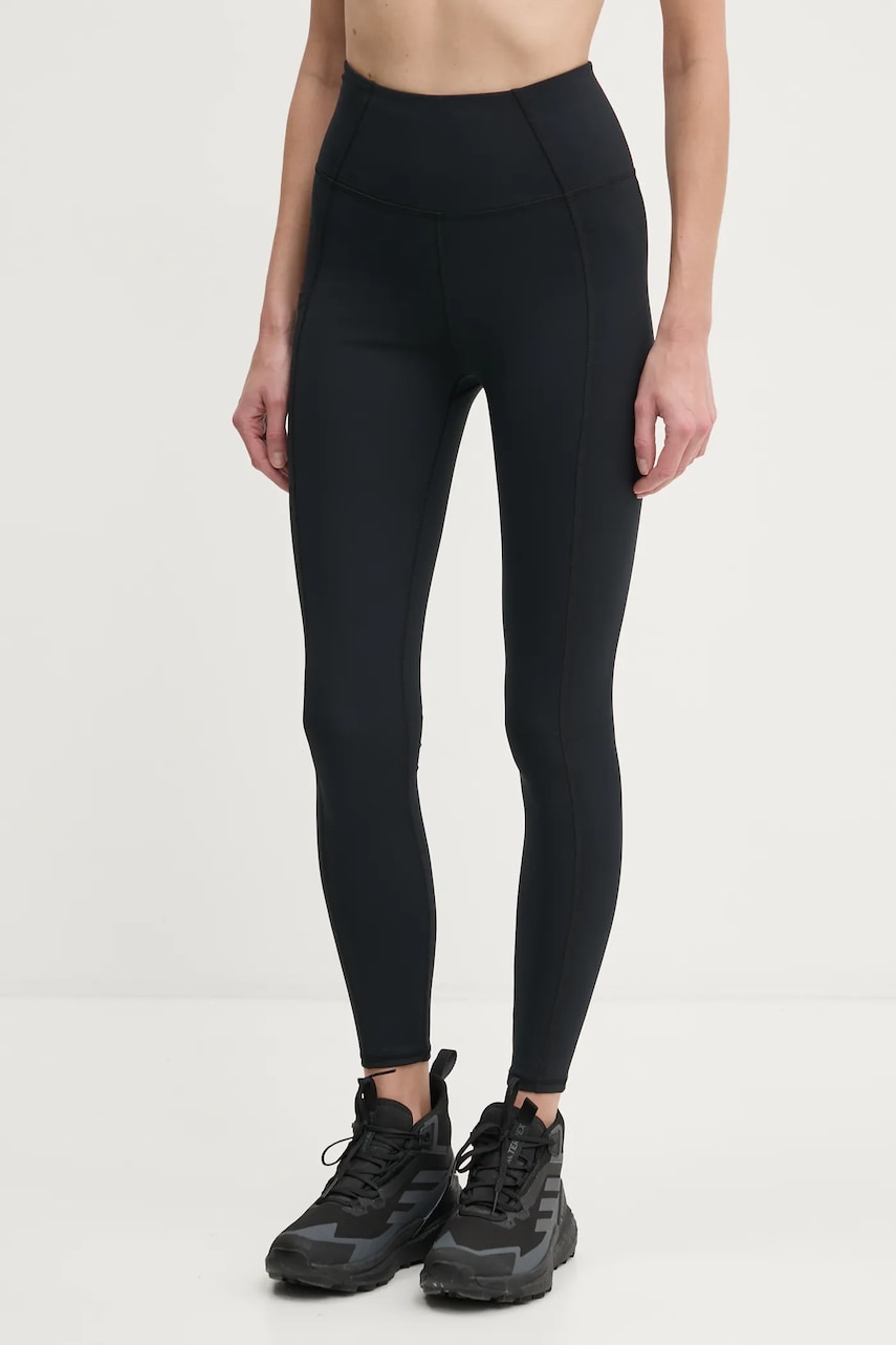 Columbia leggins sport Boundless Trek femei, culoarea negru, neted, 2033514