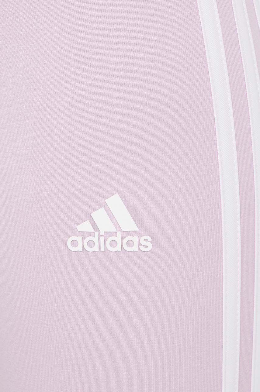 Tajice adidas za žene, boja: ružičasta, s uzorkom