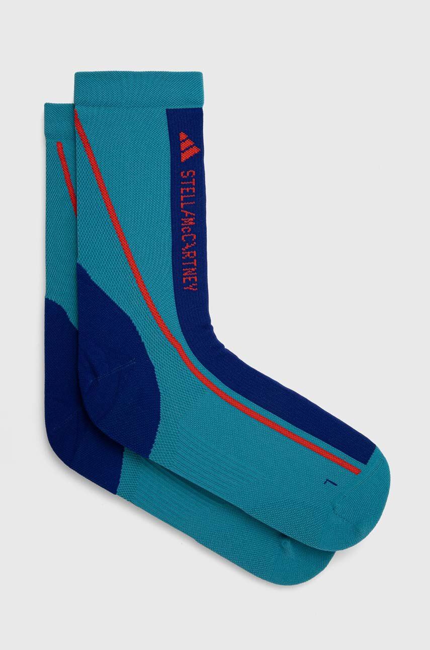 Ponožky adidas by Stella McCartney - tyrkysová - 56 % Recyklovaný polyester