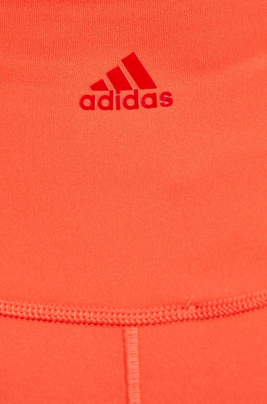 Κολάν γιόγκα adidas Performance Studio χρώμα: κόκκινο φωτογραφία