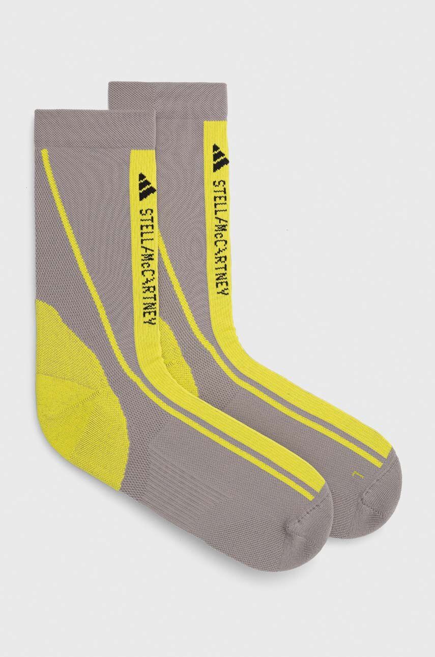 Ponožky adidas by Stella McCartney True Nature - šedá -  56 % Recyklovaný polyester