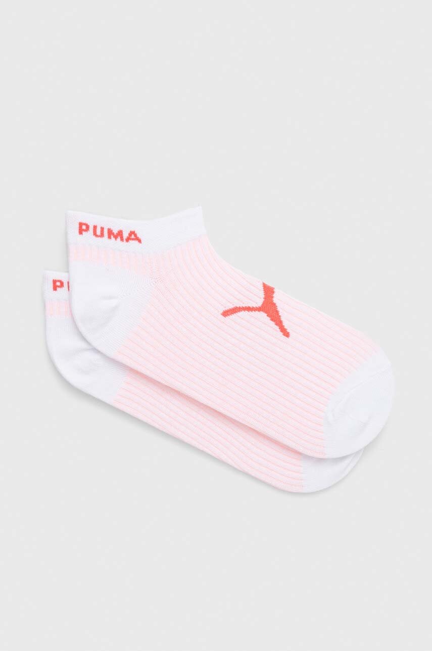 

Шкарпетки Puma 2-pack жіночі колір рожевий
