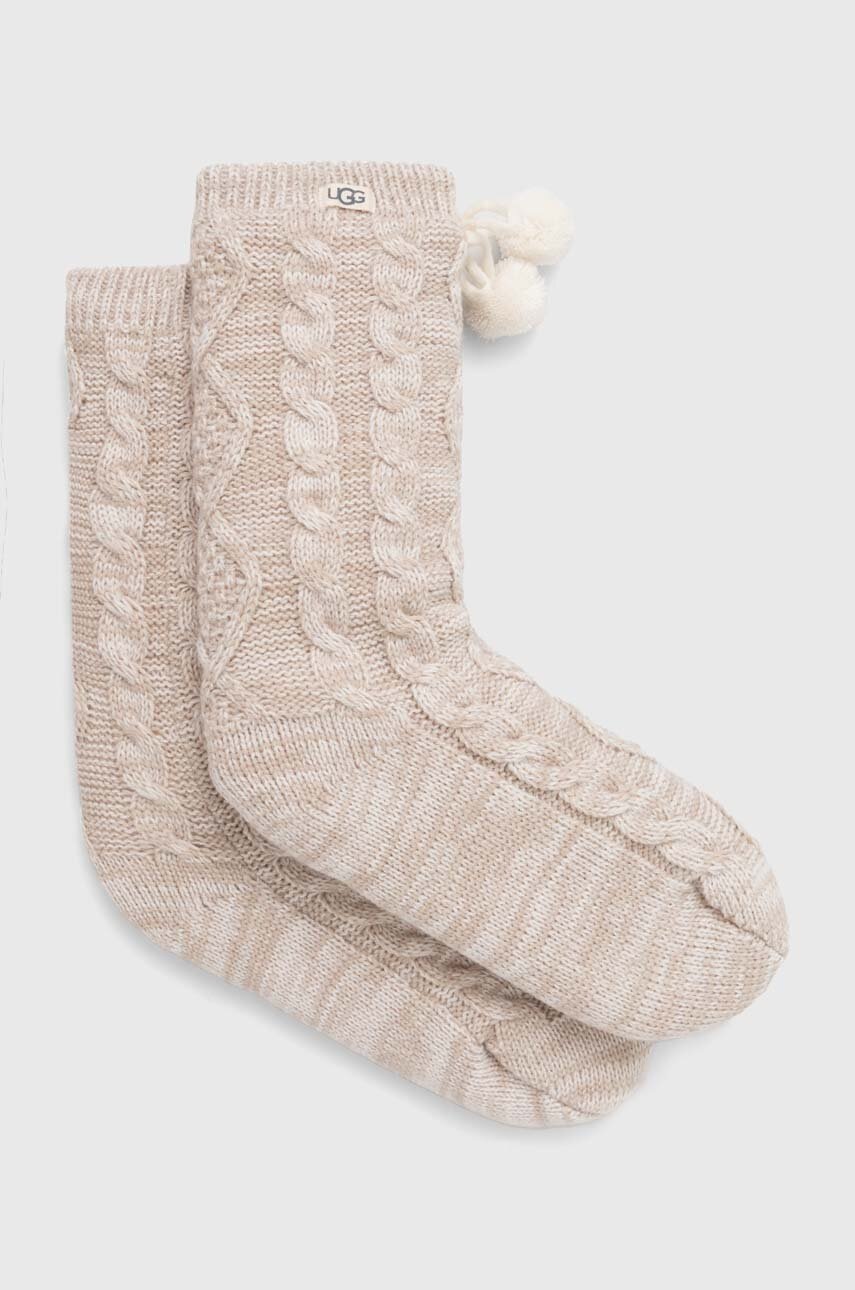 

Чорапи UGG в бежово, Бежов