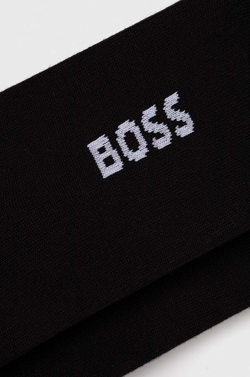 Κάλτσες BOSS 2-pack χρώμα: μαύρο φωτογραφία