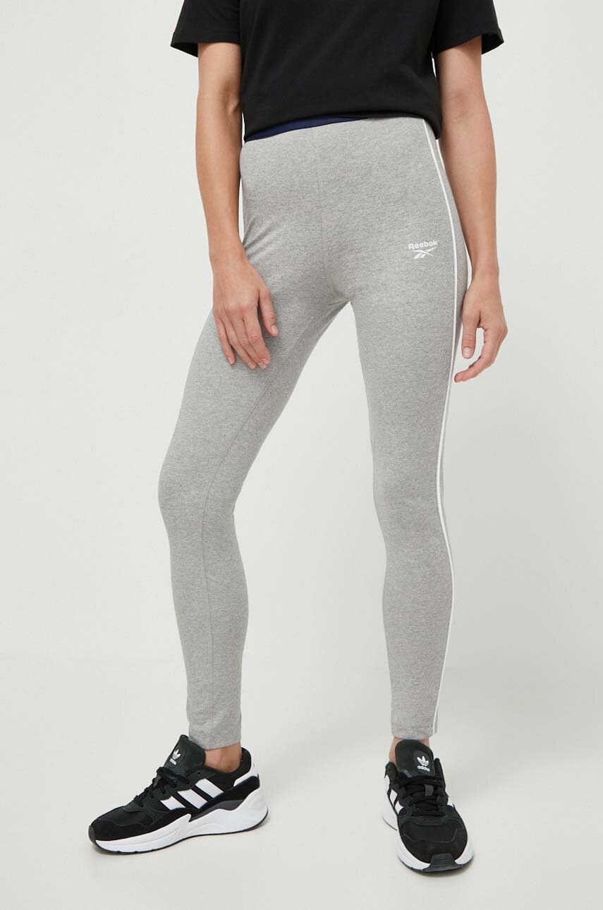 Reebok Colanti Femei, Culoarea Gri, Melanj