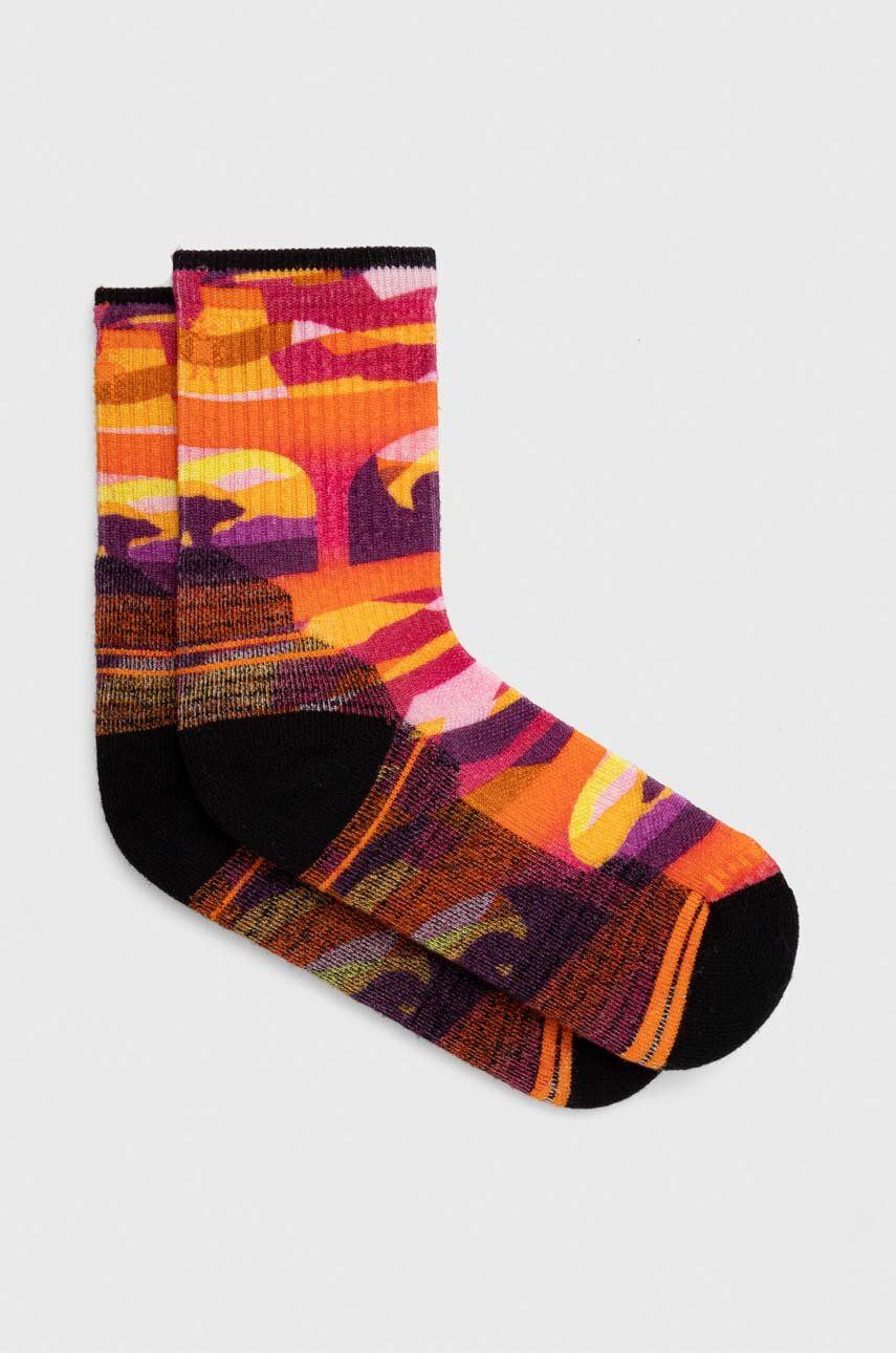 Ponožky Smartwool Hike Light Cushion Bear Country Print - vícebarevná - 56 % Merino vlna