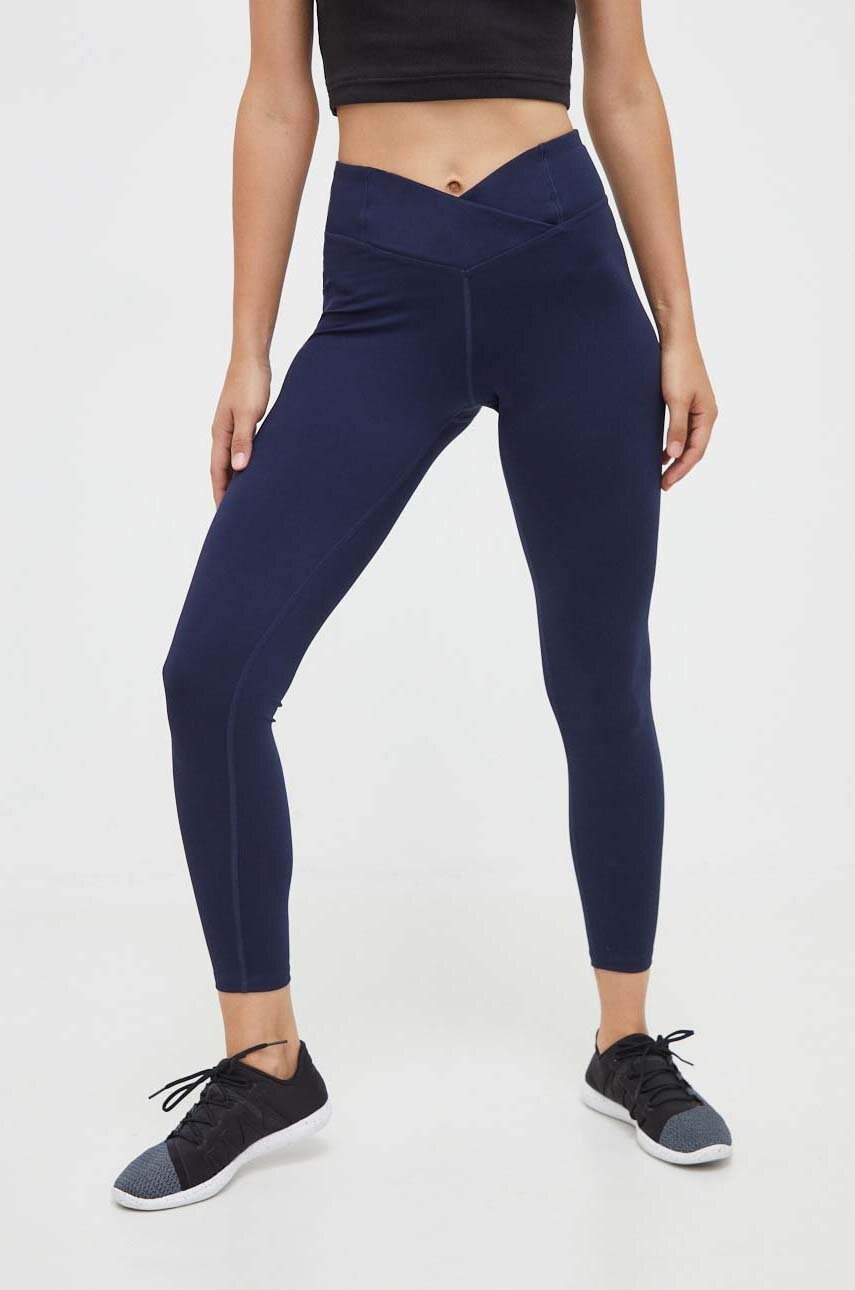 

Легінси для тренувань Reebok Workout Ready колір синій однотонні