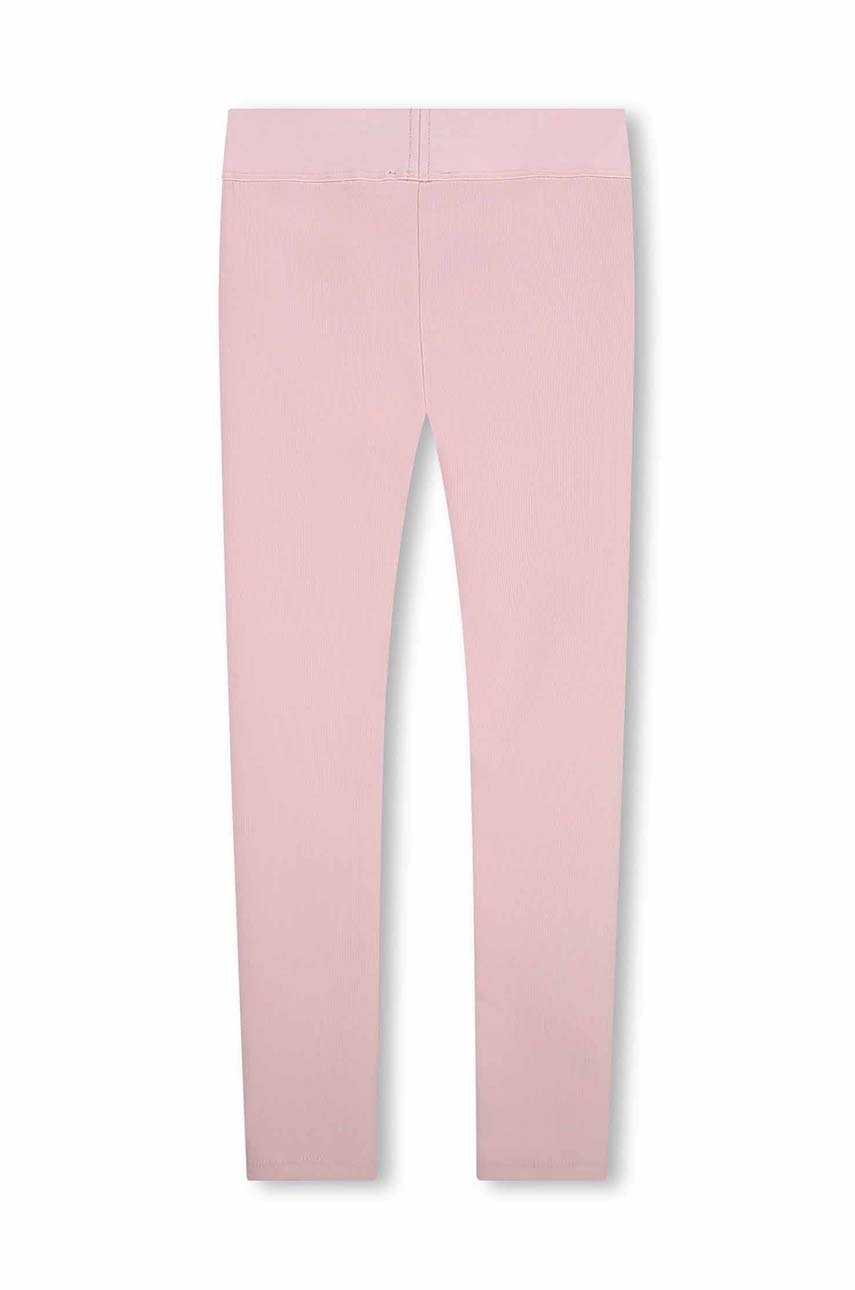 Детские леггинсы Dkny цвет фиолетовый однотонные Детские леггинсы Dkny цвет фиолетовый однотонные