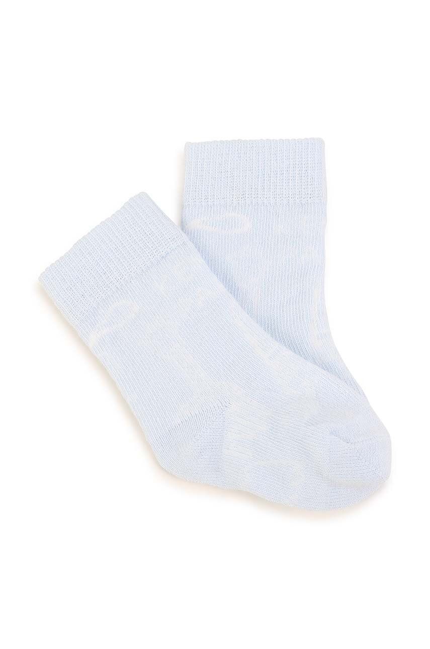 Kojenecké ponožky Kenzo Kids 2-pack - modrá -  83 % Bavlna