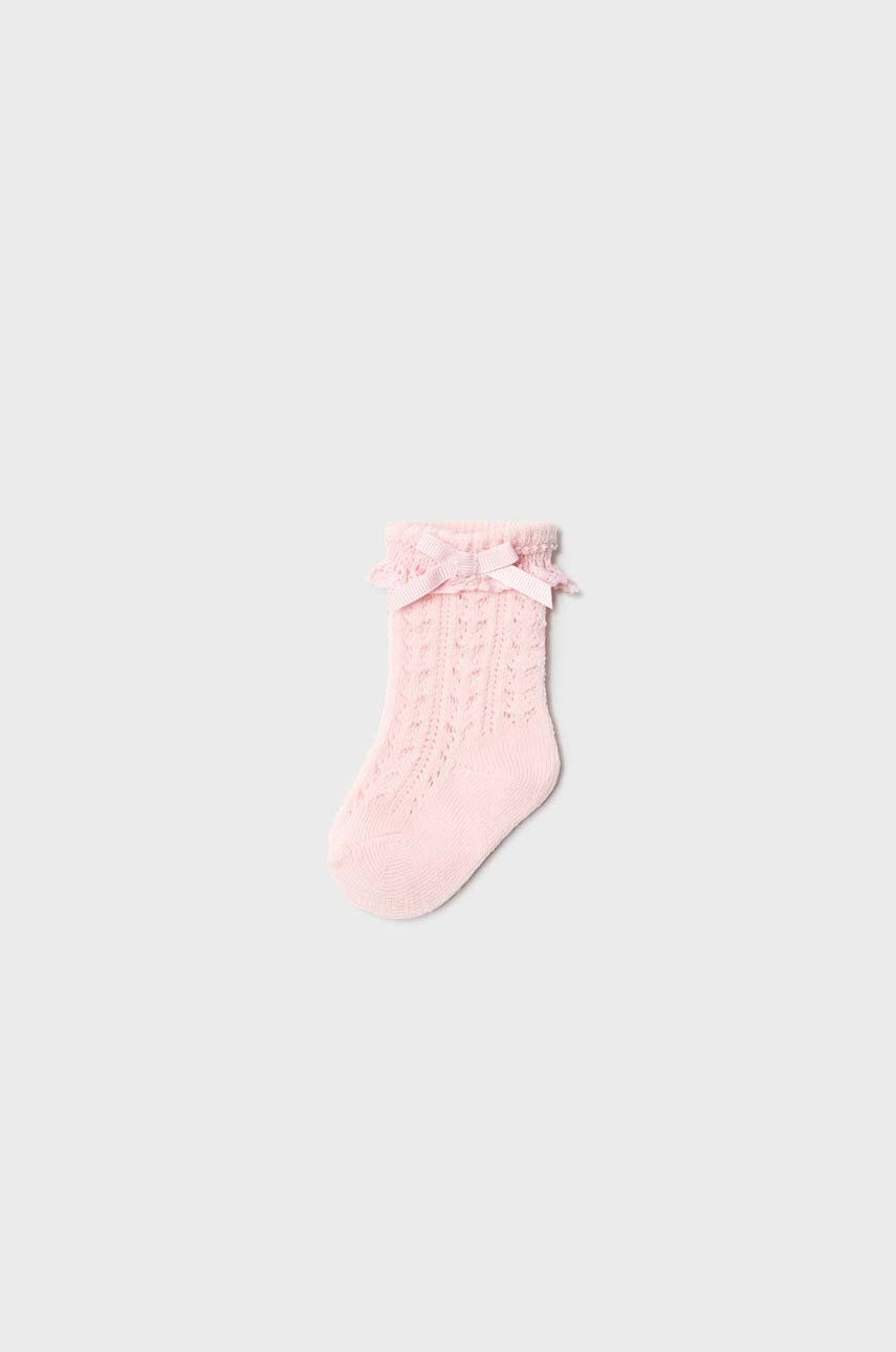 Kojenecké ponožky Mayoral Newborn béžová barva - béžová -  76 % Bavlna