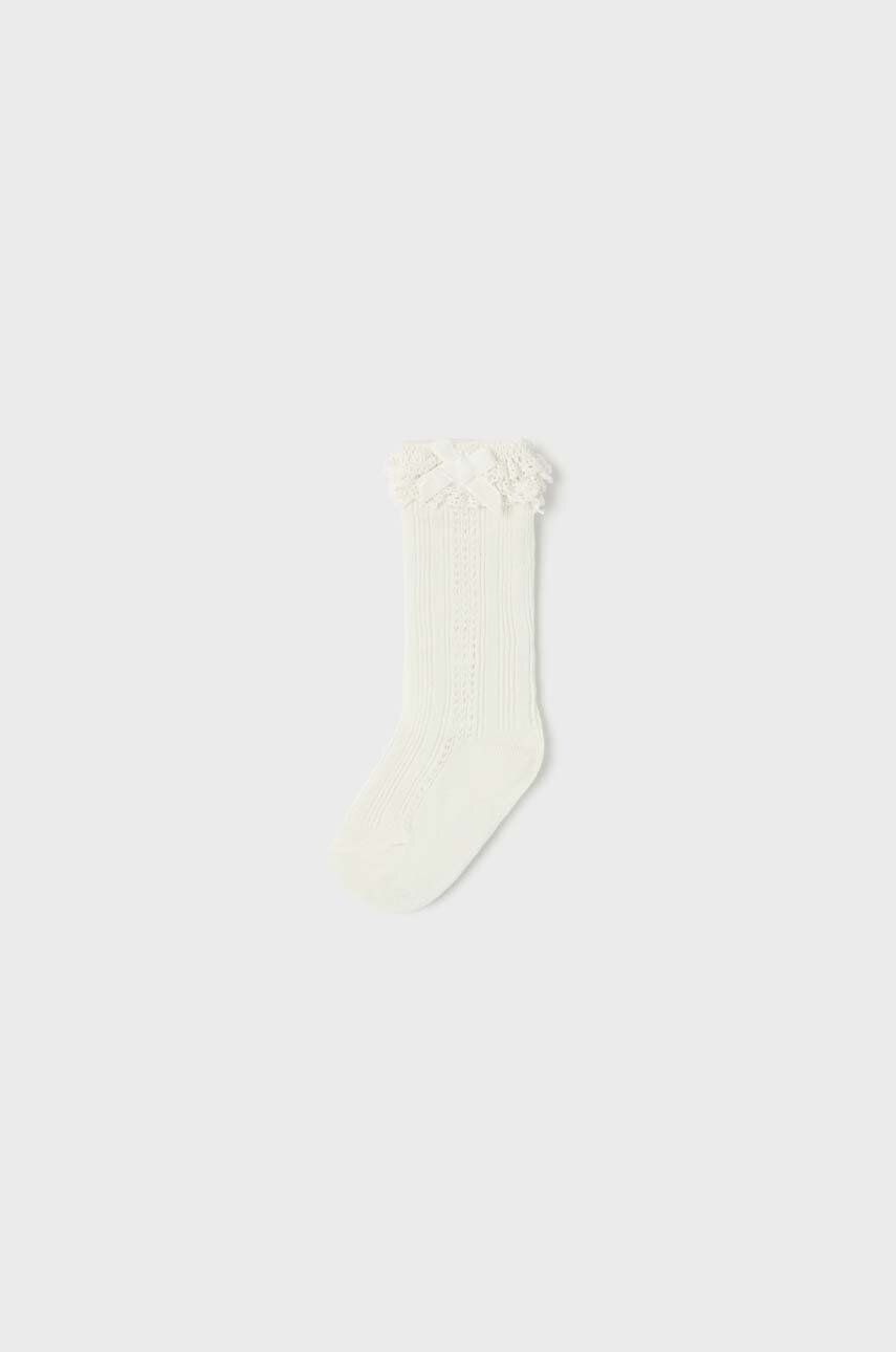 Kojenecké ponožky Mayoral béžová barva - béžová -  76 % Bavlna