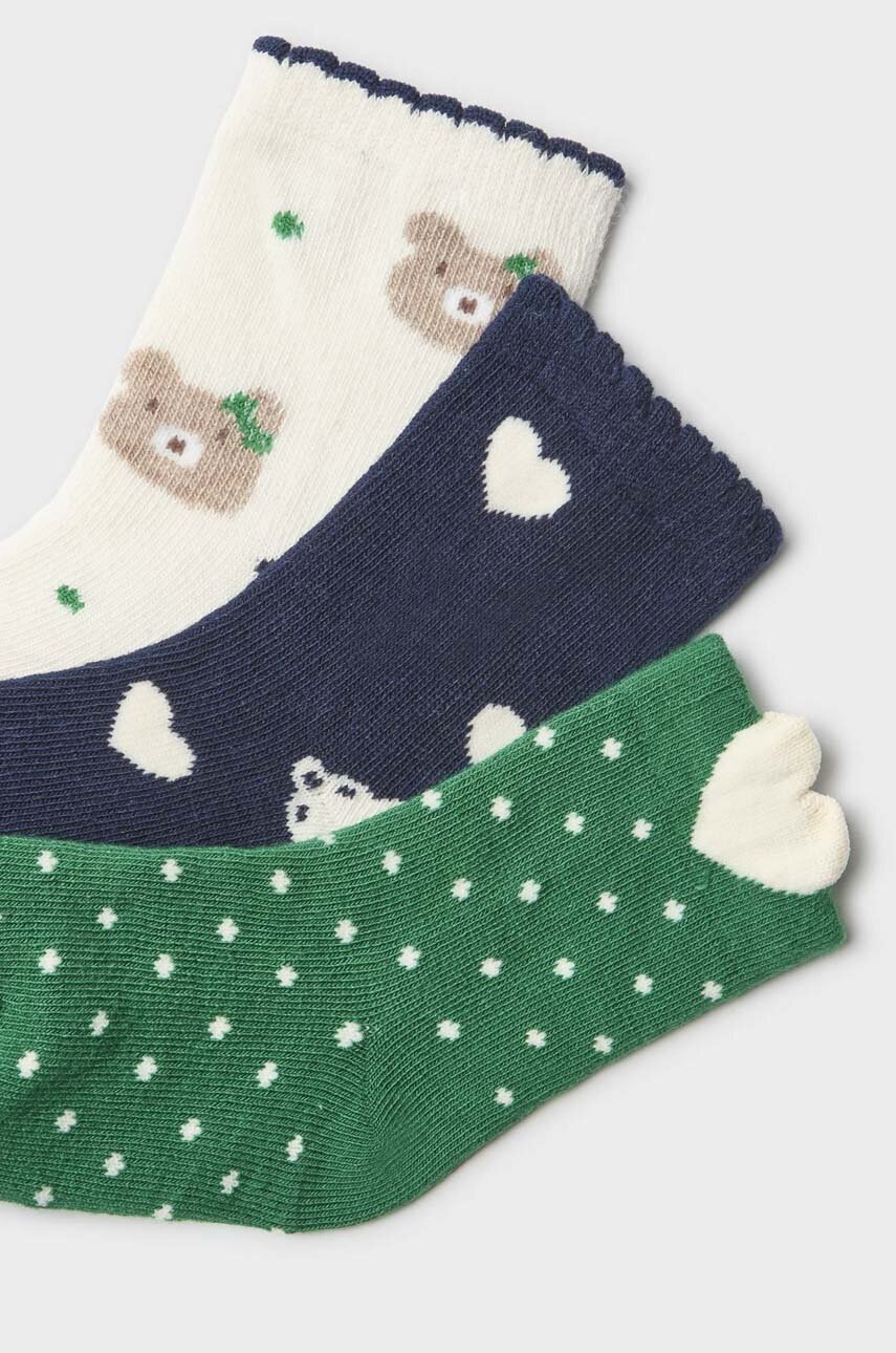 Дитячі шкарпетки Mayoral 3-pack колір чорний