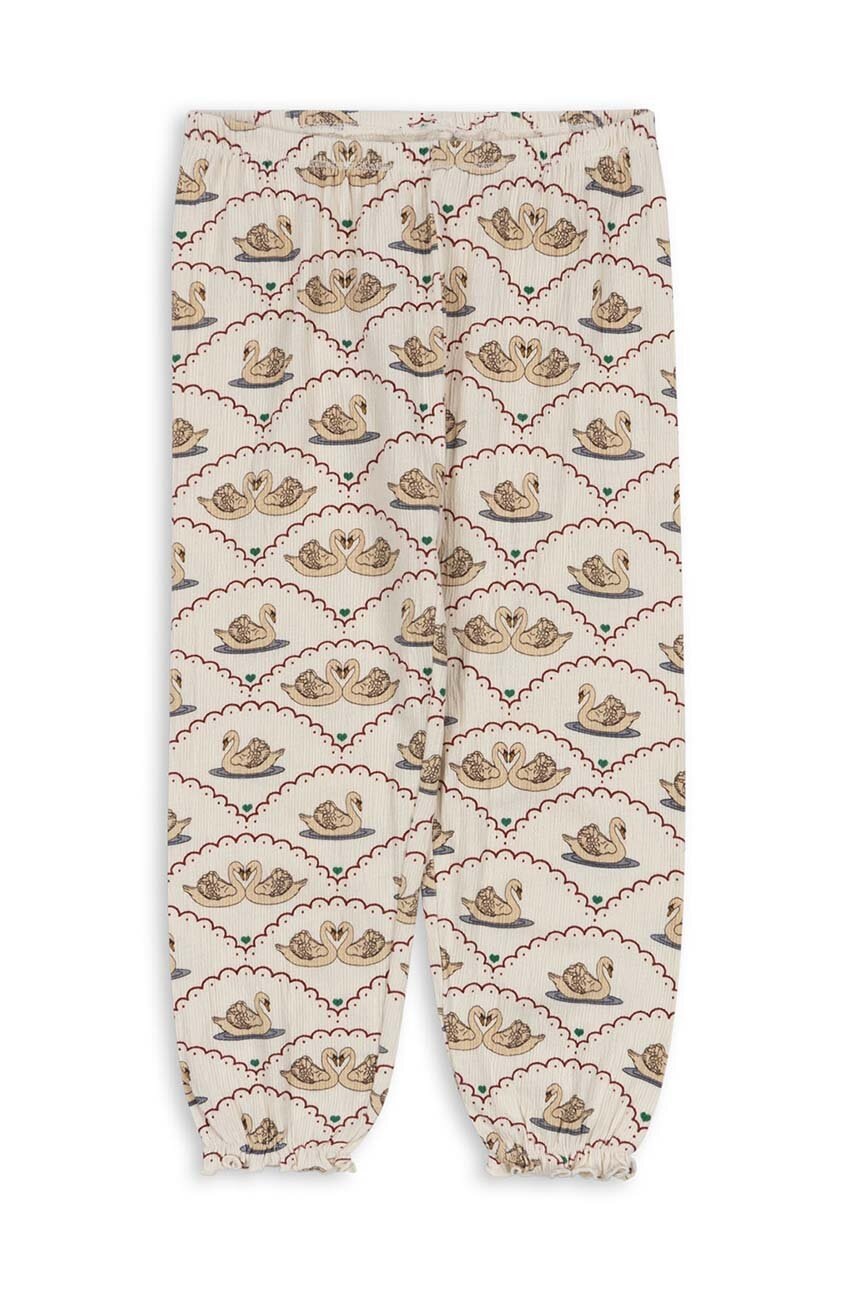 Детские брюки Konges Sløjd цвет бежевый с узором в Полтаве Детские брюки Konges Sløjd цвет бежевый с узором в Полтаве