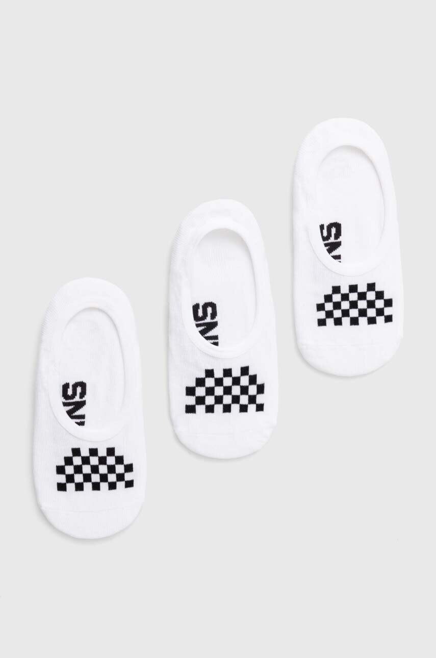 Levně Ponožky Vans CLASSIC CANOODLE VN0007BCYB21 3-pack bílá barva