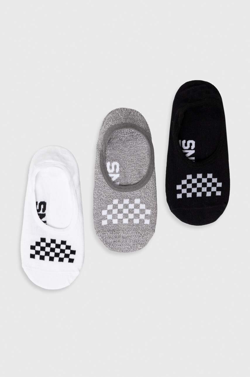 Дитячі шкарпетки Vans CLASSIC ASSORTED CANOODLE 3-pack колір сірий Дитячі шкарпетки Vans CLASSIC ASSORTED CANOODLE 3-pack колір сірий