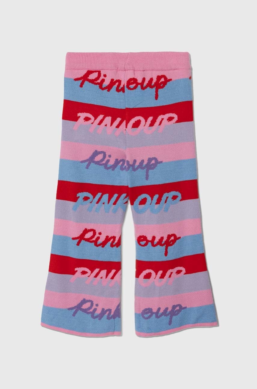 Детские брюки Pinko Up цвет фиолетовый с узором