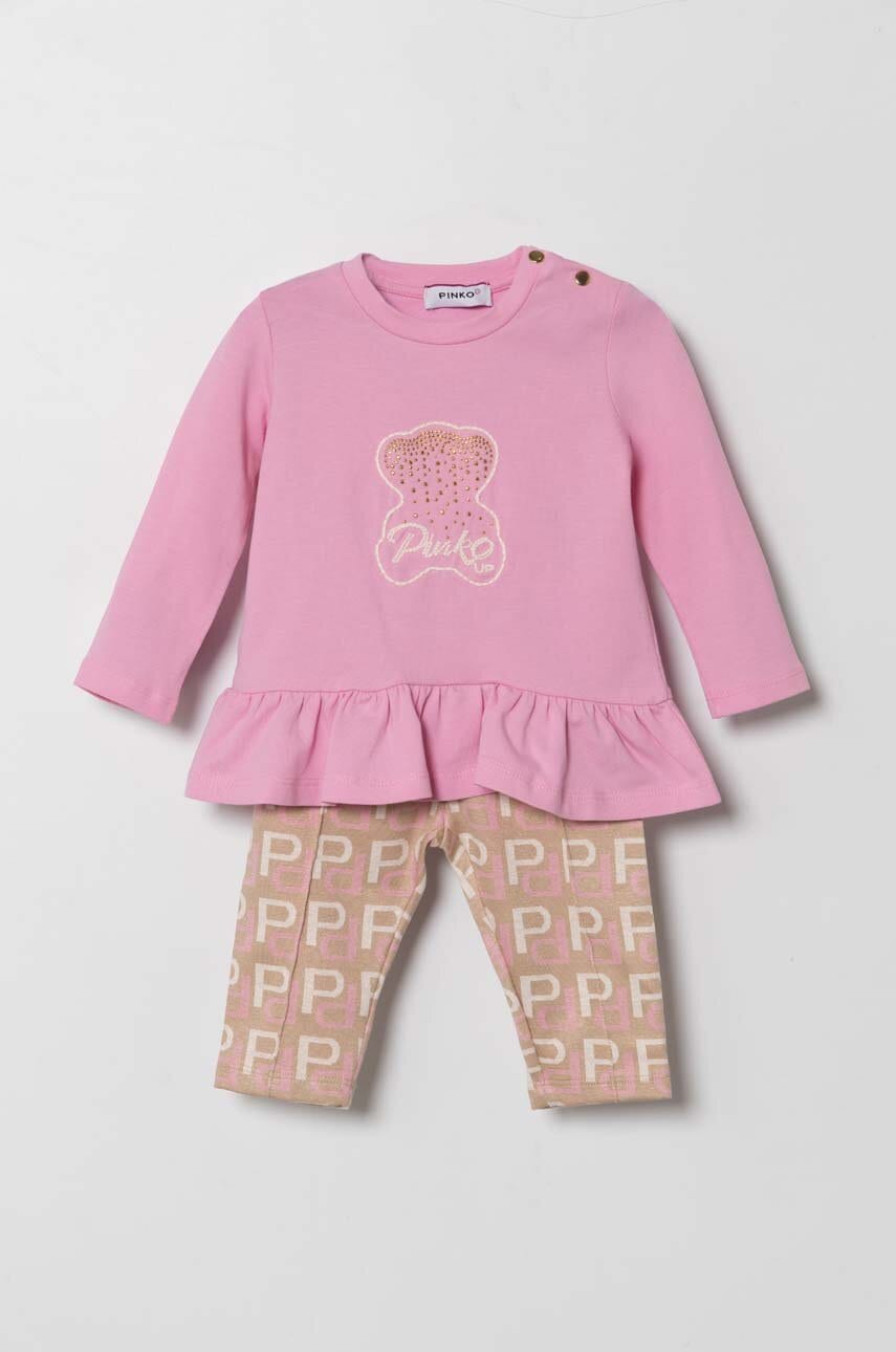 

Комплект для немовлят Pinko Up колір рожевий