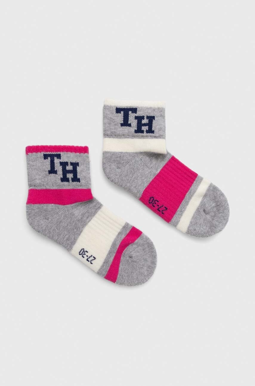 

Детские носки Tommy Hilfiger 2 шт цвет серый
