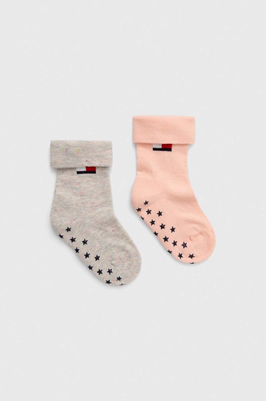 

Детски чорапи Tommy Hilfiger (2 броя) в розово, Розов