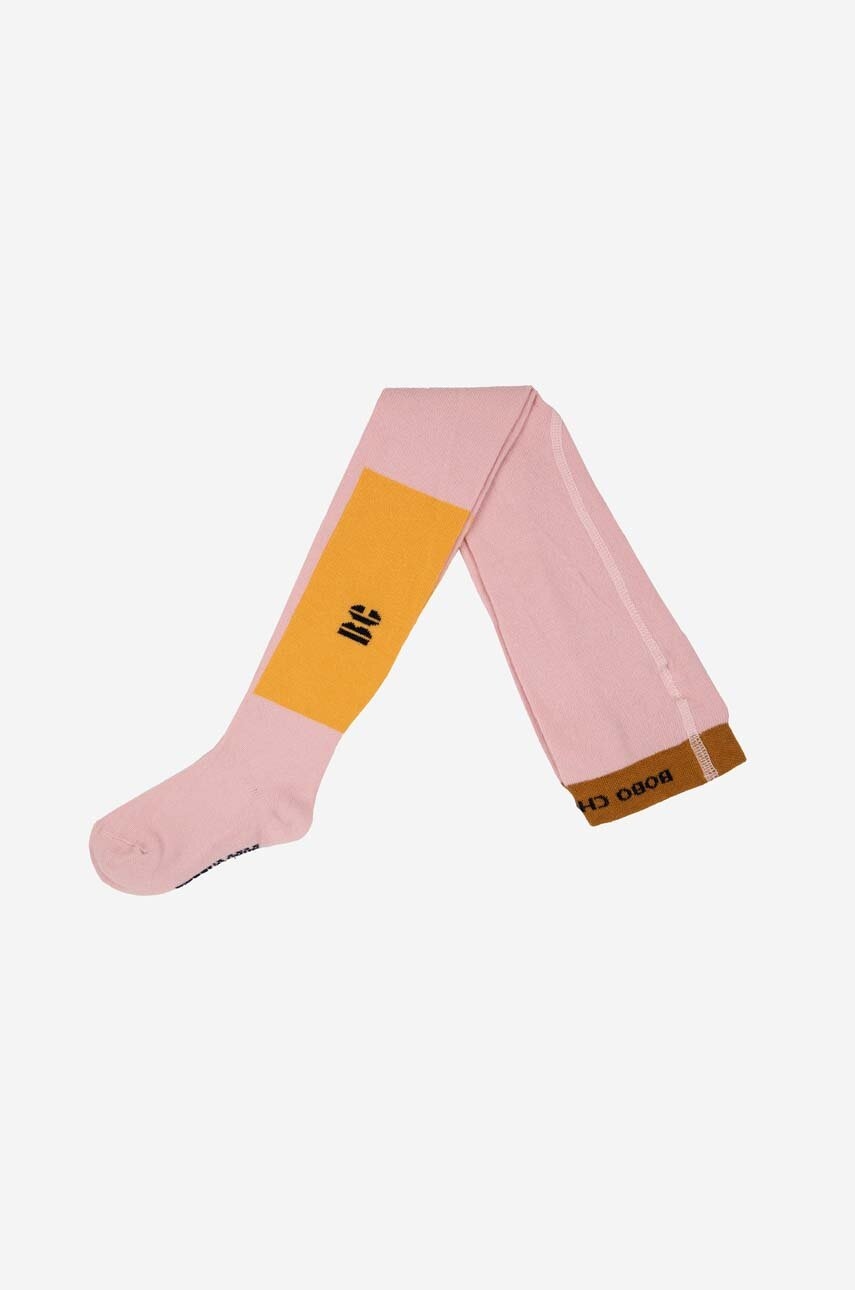 Дитячі колготки Bobo Choses колір рожевий Дитячі колготки Bobo Choses колір рожевий