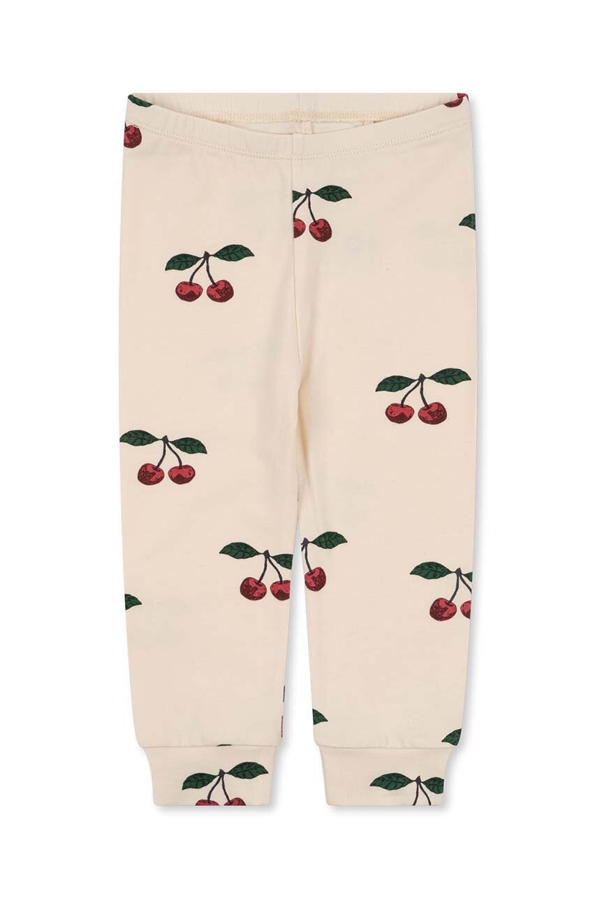 Дитячі легінси Konges Sløjd колір червоний візерунок