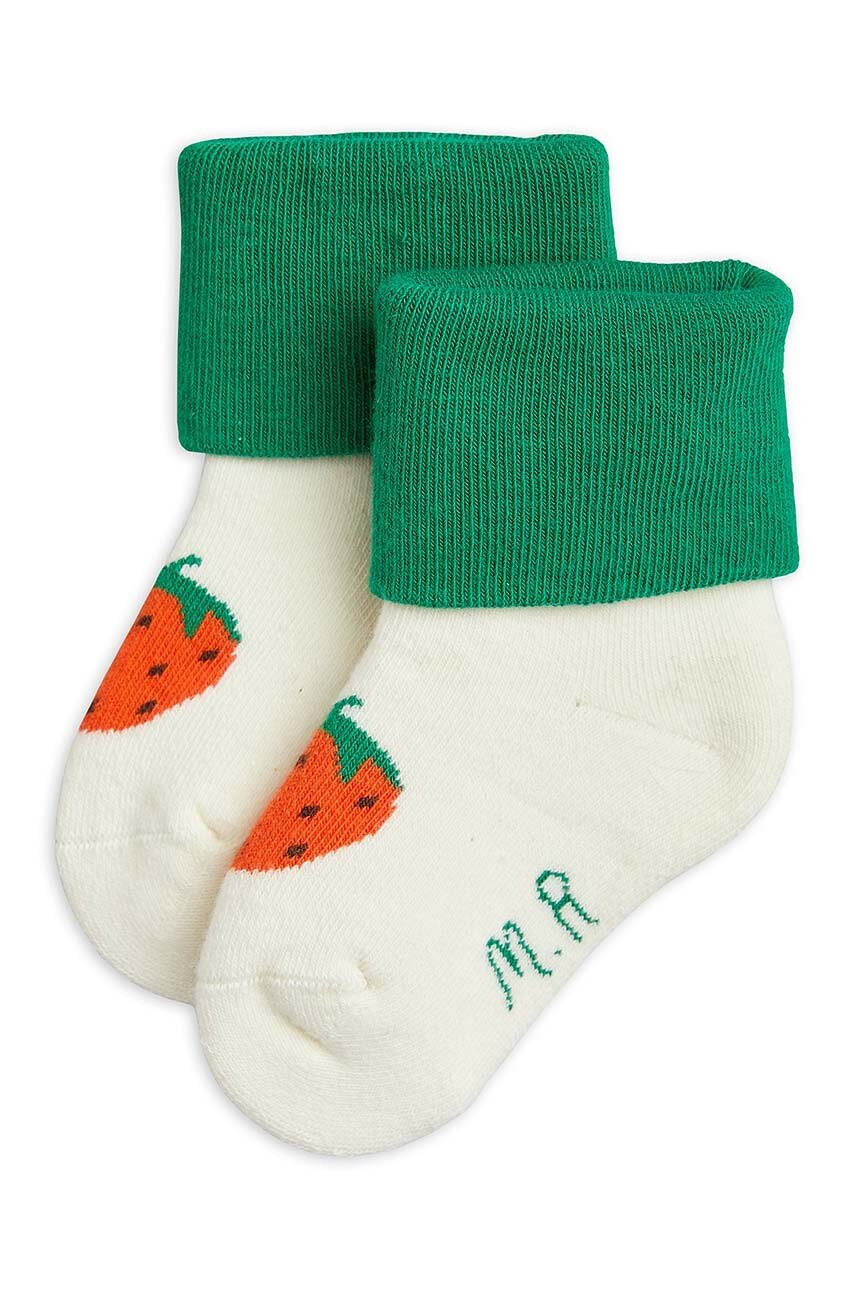 

Дитячі шкарпетки Mini Rodini колір білий