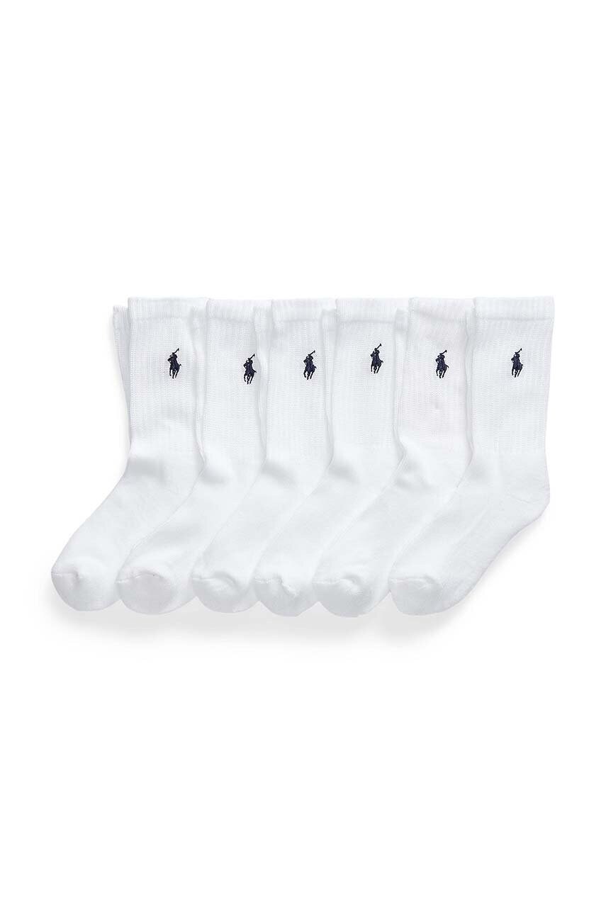 

Дитячі шкарпетки Polo Ralph Lauren 6-pack колір білий
