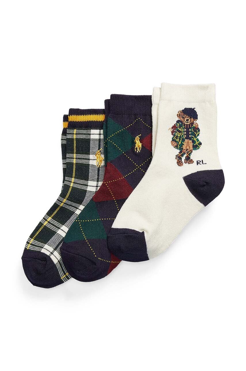 

Дитячі шкарпетки Polo Ralph Lauren 3-pack