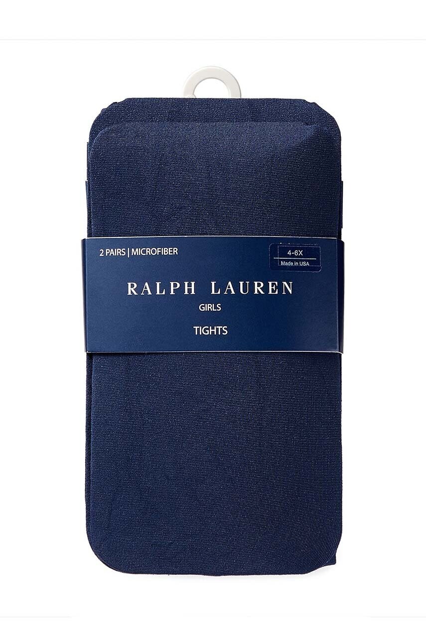 

Детски чорапогащи Polo Ralph Lauren (2 броя) в тъмносиньо, Тъмносин