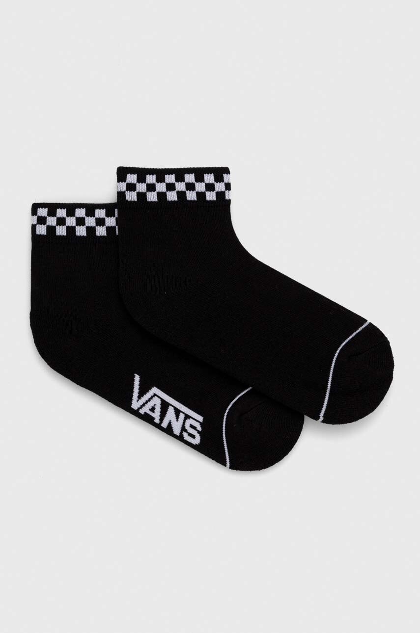 Дитячі шкарпетки Vans PEEK-A-CHECK колір чорний Дитячі шкарпетки Vans PEEK-A-CHECK колір чорний