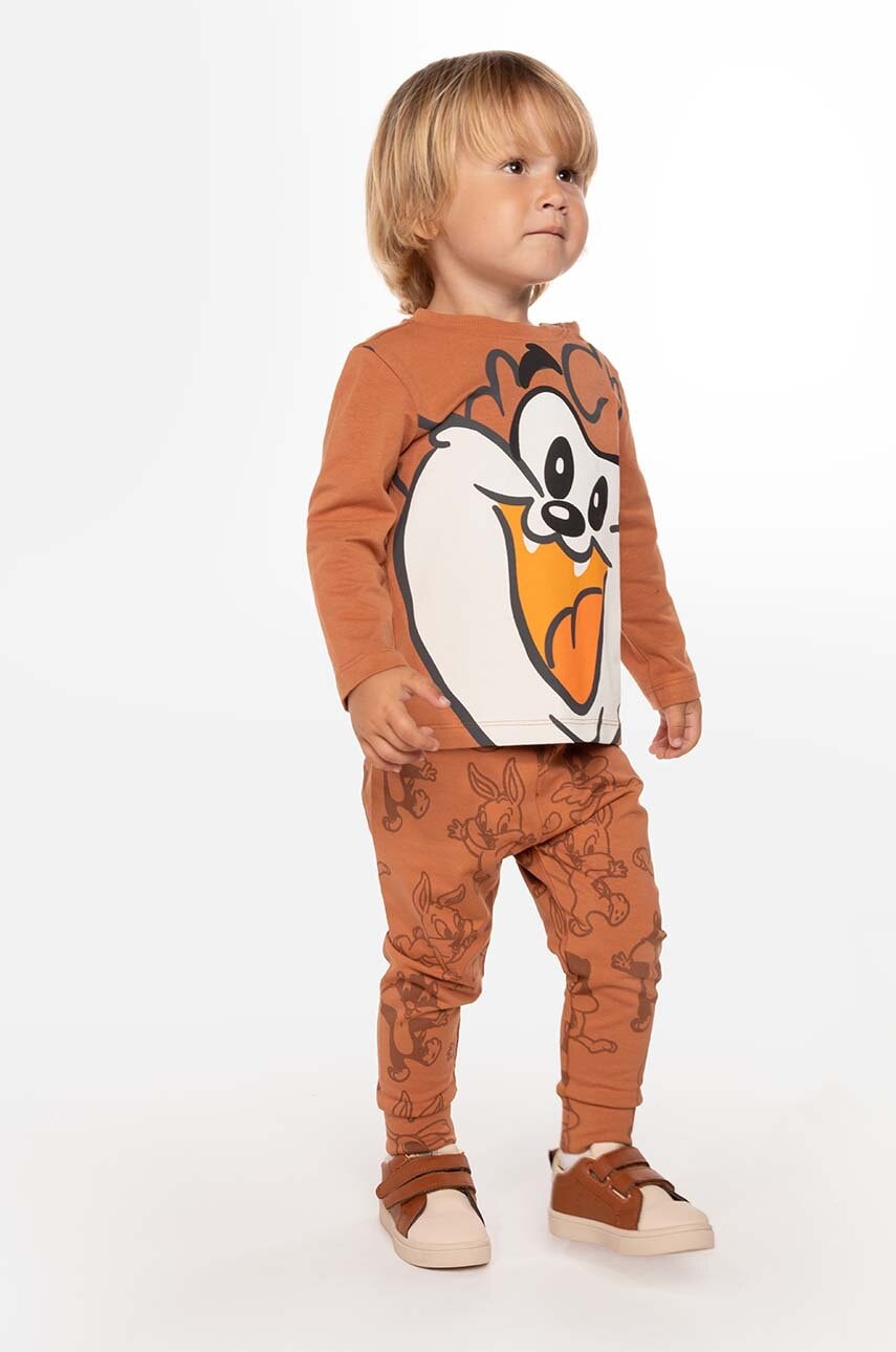 Детские спортивные штаны Coccodrillo x Loonet Tunes цвет коричневый с узором в Киеве Детские спортивные штаны Coccodrillo x Loonet Tunes цвет коричневый с узором в Киеве