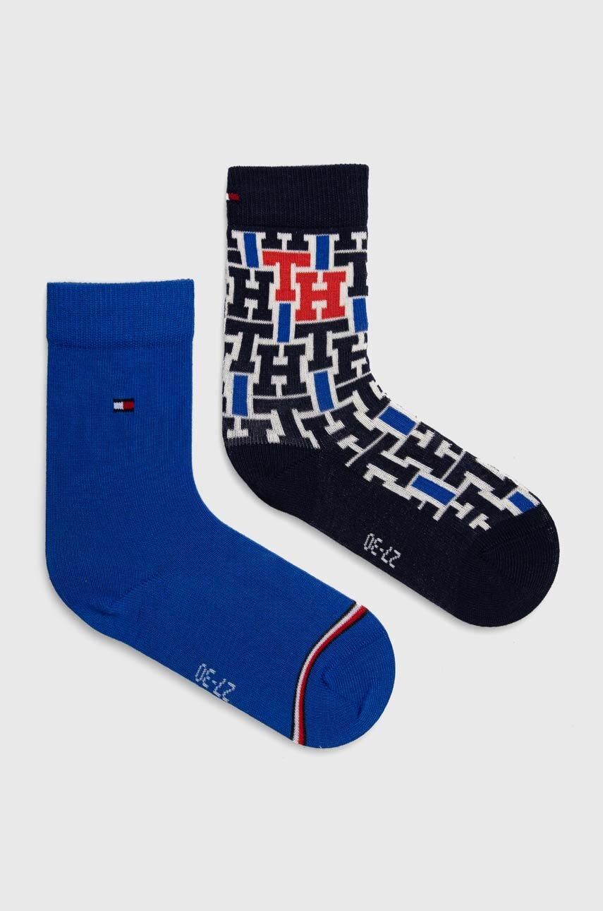 

Дитячі шкарпетки Tommy Hilfiger 2-pack колір синій