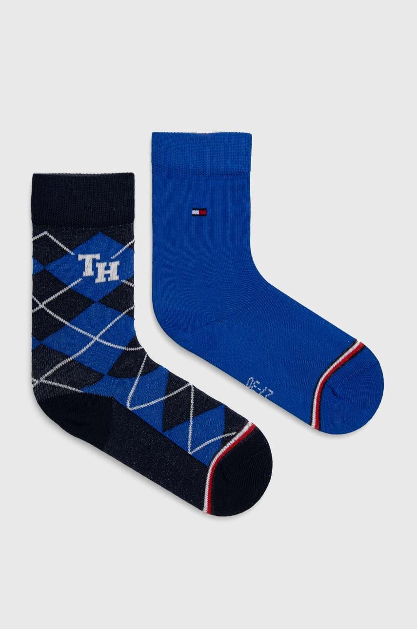 

Детски чорапи Tommy Hilfiger (2 броя) в тъмносиньо, Тъмносин