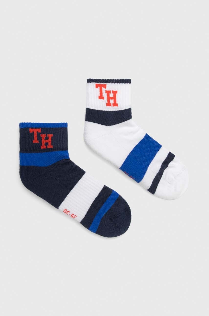 

Дитячі шкарпетки Tommy Hilfiger 2-pack колір синій