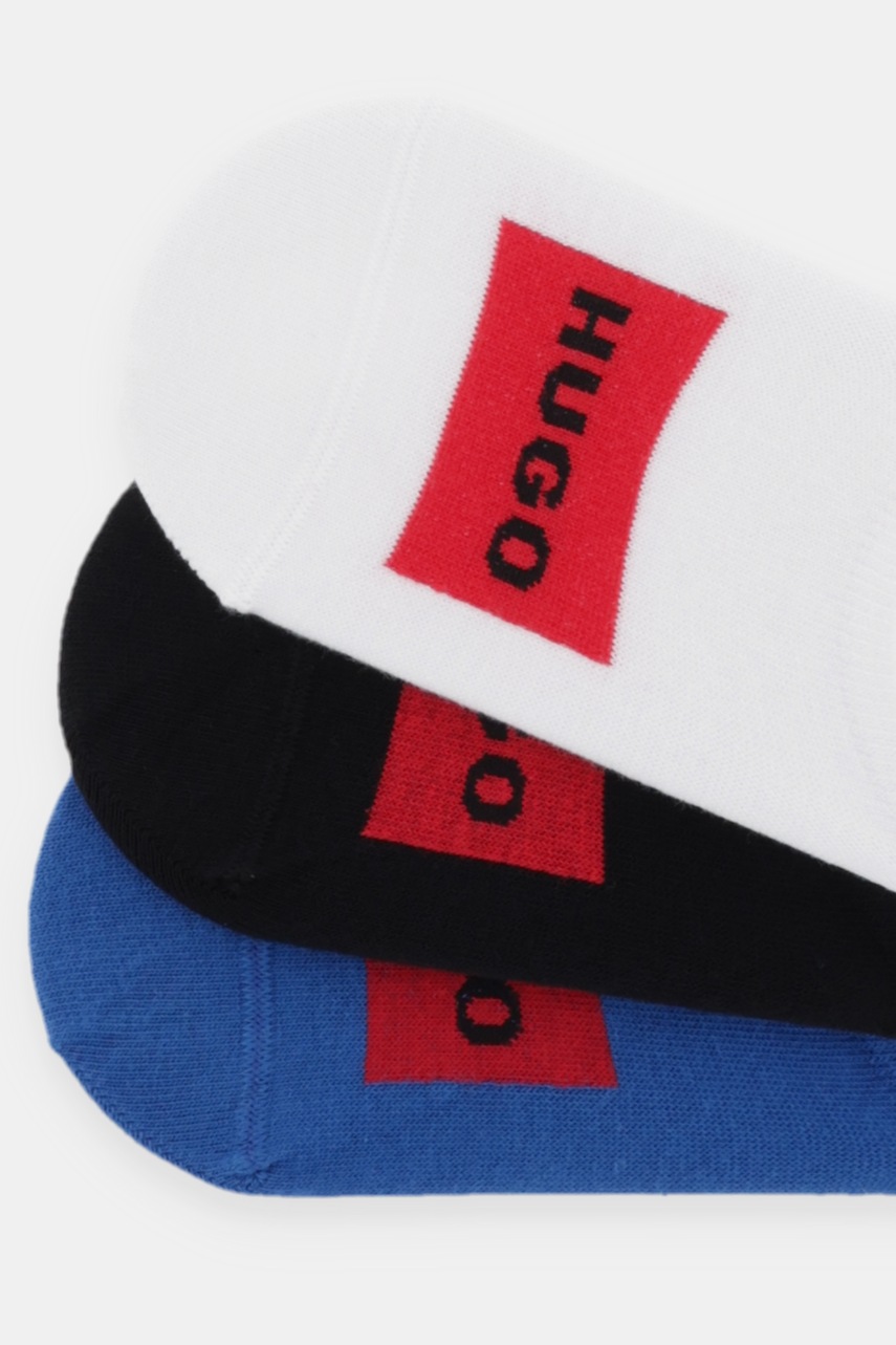 Носки HUGO 3 шт цвет чёрный 50496082 Носки HUGO 3 шт цвет чёрный 50496082