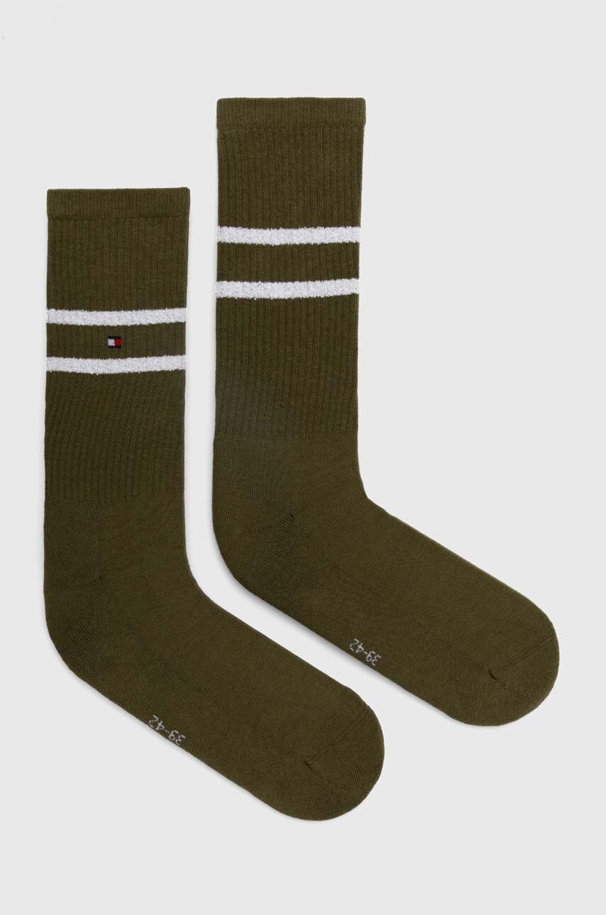 

Шкарпетки Tommy Hilfiger 2-pack чоловічі колір зелений
