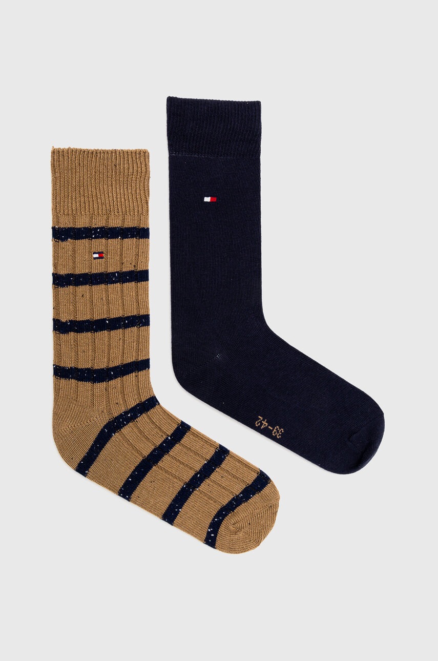 

Шкарпетки Tommy Hilfiger 2-pack чоловічі колір зелений