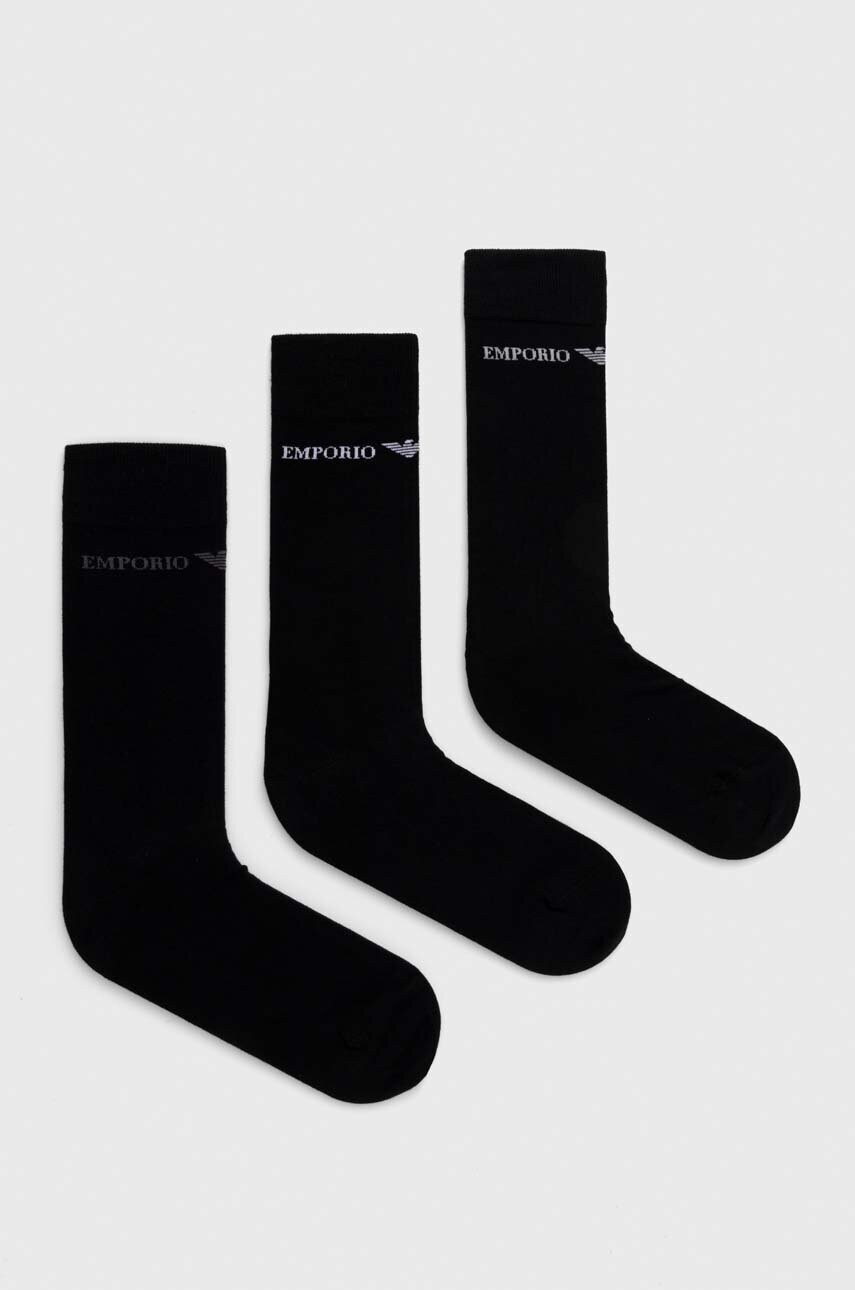 

Носки Emporio Armani Underwear 3 шт мужские цвет чёрный