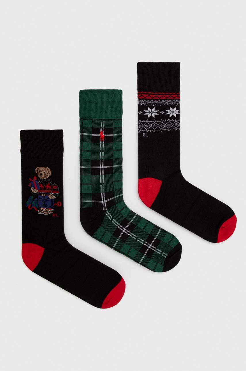 Levně Ponožky Polo Ralph Lauren 3-pack pánské