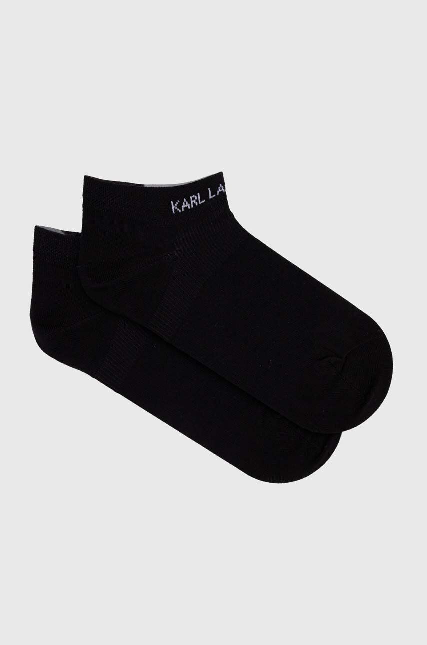 Ponožky Karl Lagerfeld pánské, černá barva - černá - 75 % Bavlna