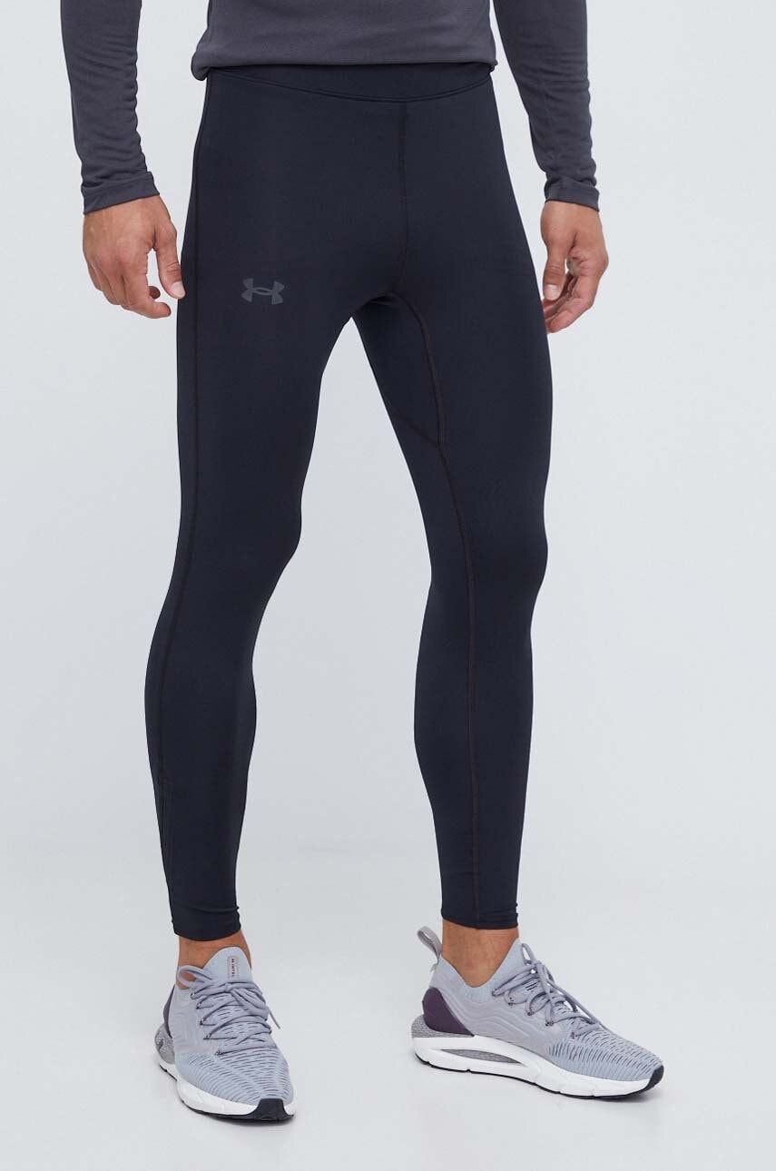 Under Armour leggins de alergare Qualifier Elite culoarea negru, neted