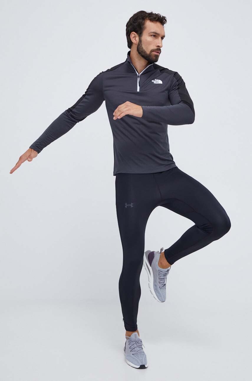 Κολάν για τρέξιμο Under Armour Qualifier Elite χρώμα: μαύρο φωτογραφία