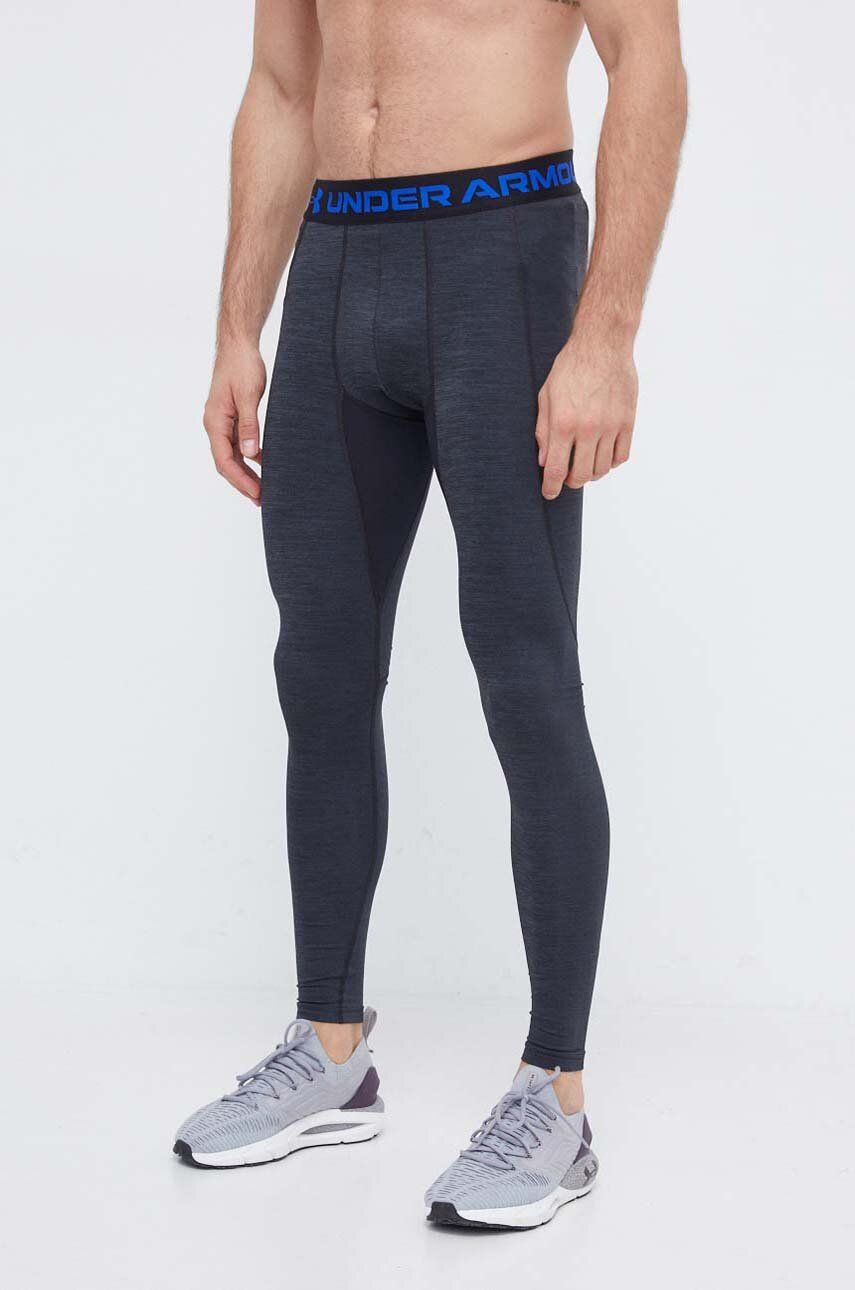 Under Armour Leggins De Antrenament Culoarea Gri, Melanj