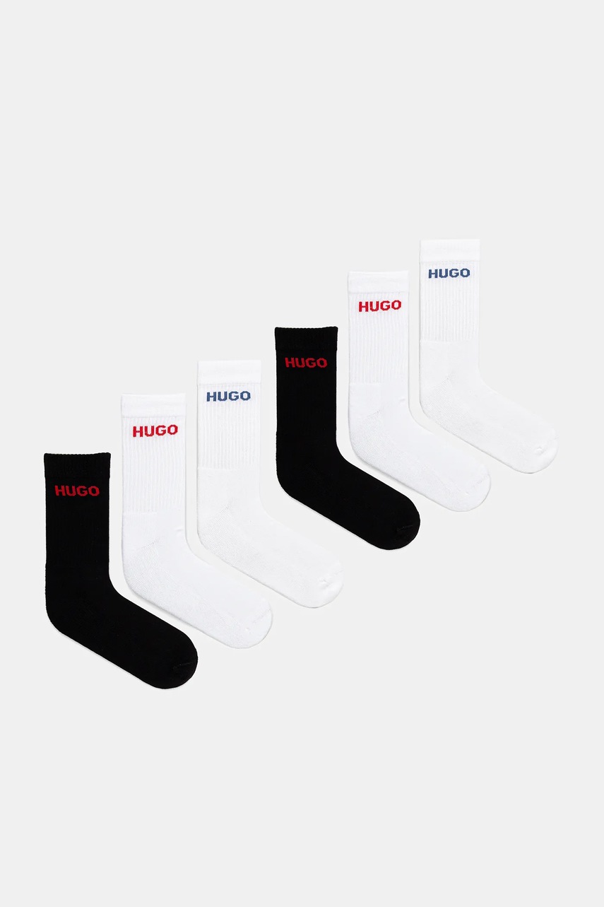 Носки HUGO 6 шт цвет чёрный Носки HUGO 6 шт цвет чёрный