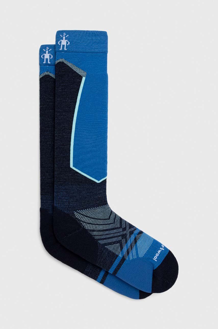 Lyžařské ponožky Smartwool Targeted Cushion OTC - modrá - 58 % Merino vlna